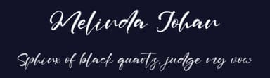 Melinda Johan by Kong Font — Script Handwritten Font — thumbnail 2
