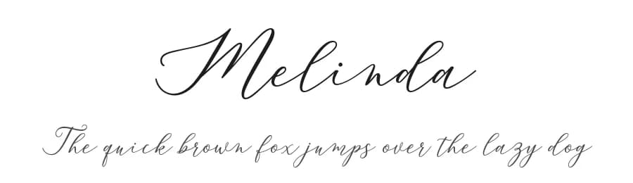 Melinda by Amarlettering - Takiy — Script Handwritten Font
