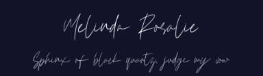 Melinda Rosalie by Bluestype Studio — Script Handwritten Font — thumbnail 2