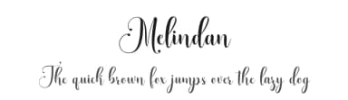Melindan by Muhammad Nazar — Script Handwritten Font — thumbnail 1