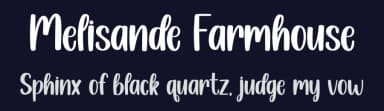 Melisande Farmhouse by Graphix Line Studio — Script Handwritten Font — thumbnail 2