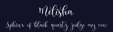 Melisha by NanaNissa — Script Handwritten Font — thumbnail 2