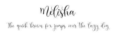 Melisha by NanaNissa — Script Handwritten Font — thumbnail 1