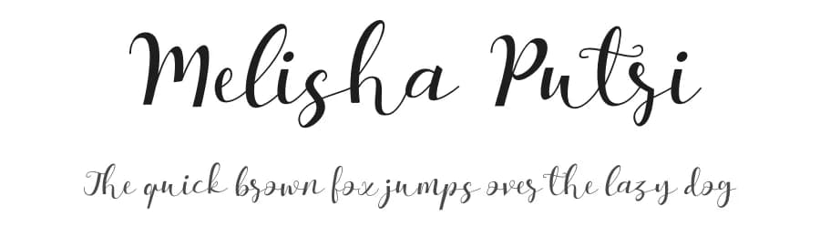 Melisha Putri by Letterena Studios — Script Handwritten Font