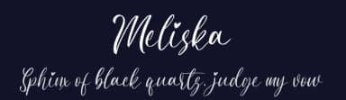 Meliska by NanaNissa — Script Handwritten Font — thumbnail 2