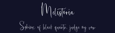 Melistoria by Aqeela Studio — Script Handwritten Font — thumbnail 2