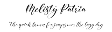 Melisty Patria by Perspectype Studio - Letterena.com — Script Handwritten Font — thumbnail 1
