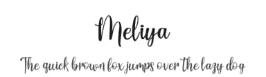 Meliya by Yumna Family — Script Handwritten Font — thumbnail 1