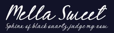 Mella Sweet by Yoga Letter — Script Handwritten Font — thumbnail 2