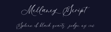 Mellaney Script by ReyreyBlue — Script Handwritten Font — thumbnail 2