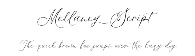 Mellaney Script by ReyreyBlue — Script Handwritten Font