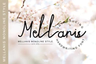 Mellanis Font by hidayart94 — Script Handwritten Font — thumbnail 1