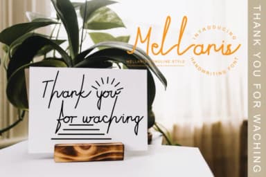 Mellanis Font by hidayart94 — Script Handwritten Font — thumbnail 5