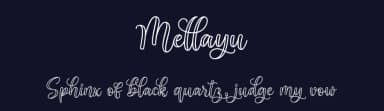 Mellayu by Ghuroba Studio — Script Handwritten Font — thumbnail 2