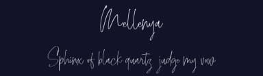 Mellenya by Vunira Design — Script Handwritten Font — thumbnail 2