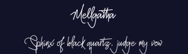 Mellgatha by Nartz type — Script Handwritten Font — thumbnail 2