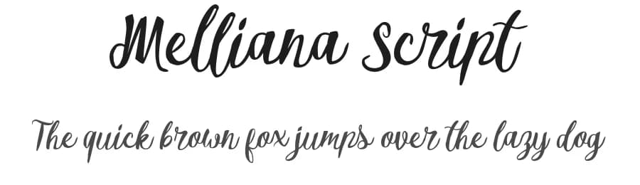 Melliana Script by Ianmikraz — Script Handwritten Font
