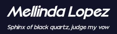 Mellinda Lopez by Letterena Studios — Sans Serif Font — thumbnail 2