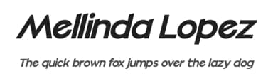 Mellinda Lopez by Letterena Studios — Sans Serif Font — thumbnail 1