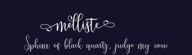 Melliste by Bexxtype — Script Handwritten Font — thumbnail 2