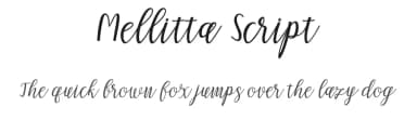 Mellitta Script by Bexxtype — Script Handwritten Font — thumbnail 1