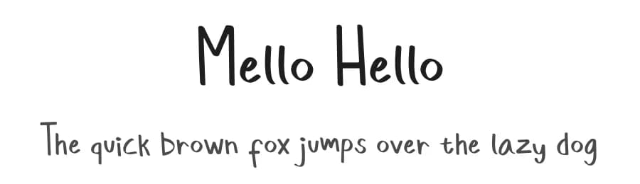 Mello Hello by The Docallisme - Amry Al Mursalaat — Script Handwritten Font — preview 1
