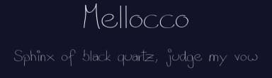 Mellocco by Mellocco — Script Handwritten Font — thumbnail 2