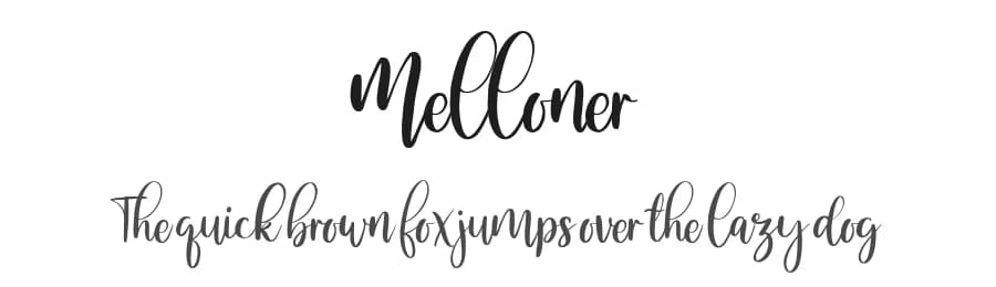 Melloner by Alit Design — Script Handwritten Font