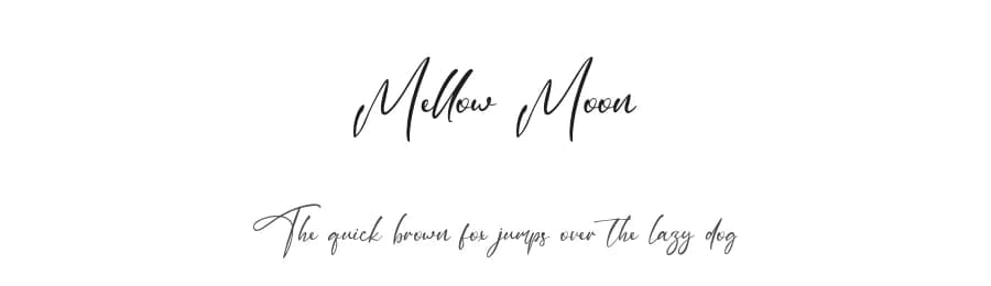 Mellow Moon by Staircase Studio — Script Handwritten Font