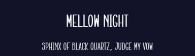 Mellow Night by Scratchones — Script Handwritten Font — thumbnail 2