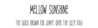 Mellow Sunshine by Md Shohail Bhuian — Script Handwritten Font — thumbnail 1