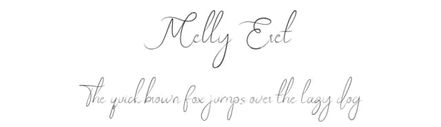 Melly Eret by Star Studio — Script Handwritten Font