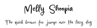 Melly Shoopia by MJType — Script Handwritten Font — thumbnail 1