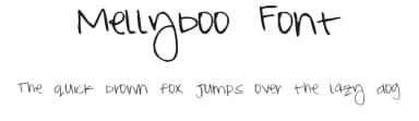 Mellyboo Font by xoanne — Script Handwritten Font — thumbnail 1