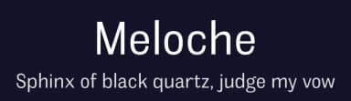 Meloche by Typodermic Fonts — Sans Serif Font — thumbnail 2