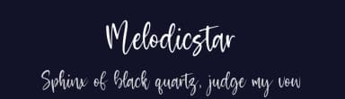 Melodicstar by Balpirick Studio — Script Handwritten Font — thumbnail 2