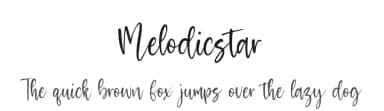 Melodicstar by Balpirick Studio — Script Handwritten Font — thumbnail 1