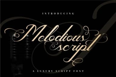 Melodious Script Font by putracetol — Script Handwritten Font — thumbnail 1