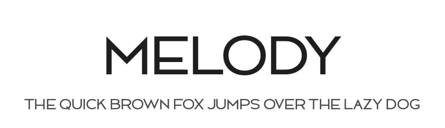 Melody by BrandSemut — Sans Serif Font