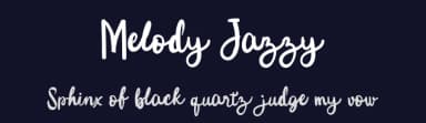Melody Jazzy by Shiddiq Art — Script Handwritten Font — thumbnail 2