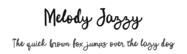 Melody Jazzy by Shiddiq Art — Script Handwritten Font — thumbnail 1