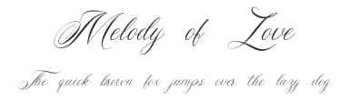 Melody of Love by Winarko — Script Handwritten Font — thumbnail 1