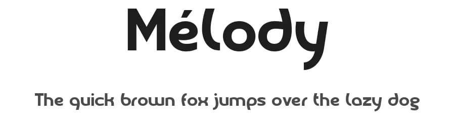 Mélody by Benoît Sjöholm — Sans Serif Font
