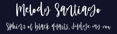 Melody Santiago by Ferdiansyah — Script Handwritten Font — thumbnail 2