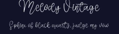 Melody Vintage by Andi Moz — Script Handwritten Font — thumbnail 2