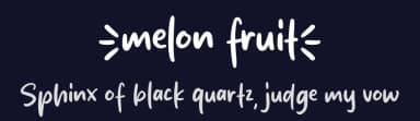 Melon Fruit by MJType — Script Handwritten Font — thumbnail 2