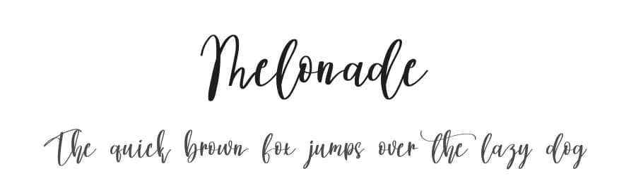 Melonade by Scratchones — Script Handwritten Font