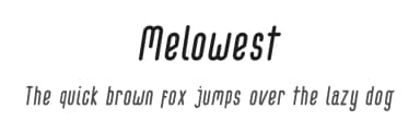 Melowest by zamjump — Sans Serif Font — thumbnail 1
