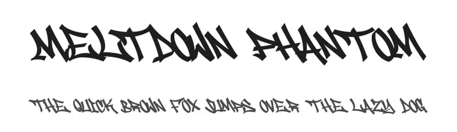 Meltdown Phantom by Cikareotype Studio — Script Handwritten Font