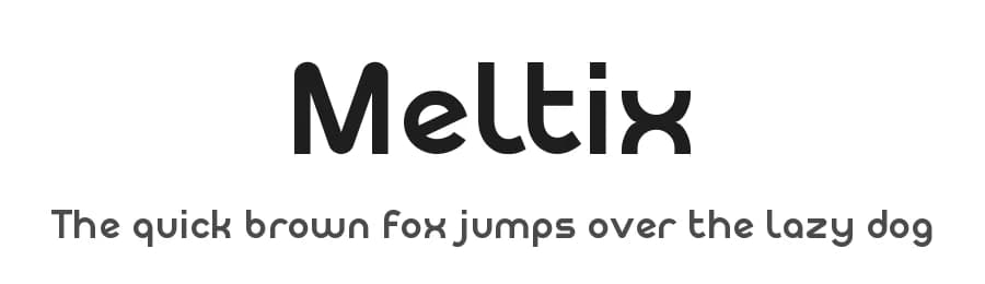 Meltix by Studio Typo — Sans Serif Font